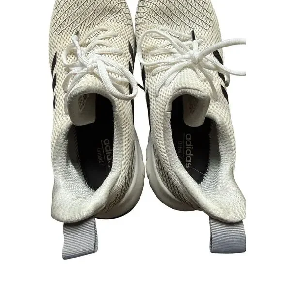 Adidas Asweego Gym Shoes , White and Black , Men's Size 9.5